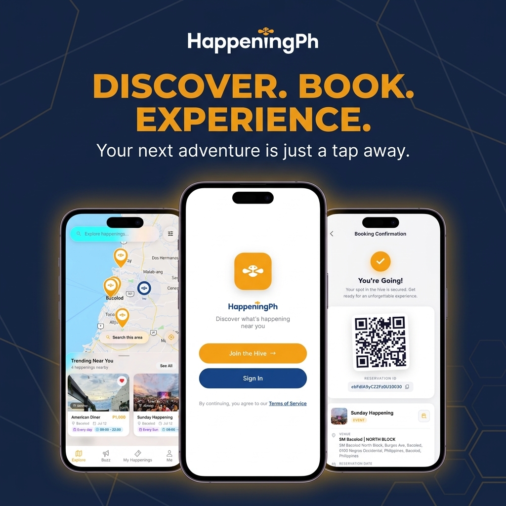 HappeningPH app screenshot